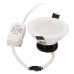 Spot LED 5W 220V Rotund Alb 3 Functii